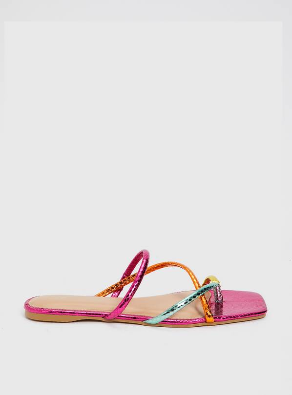 Snake print clearance flip flops